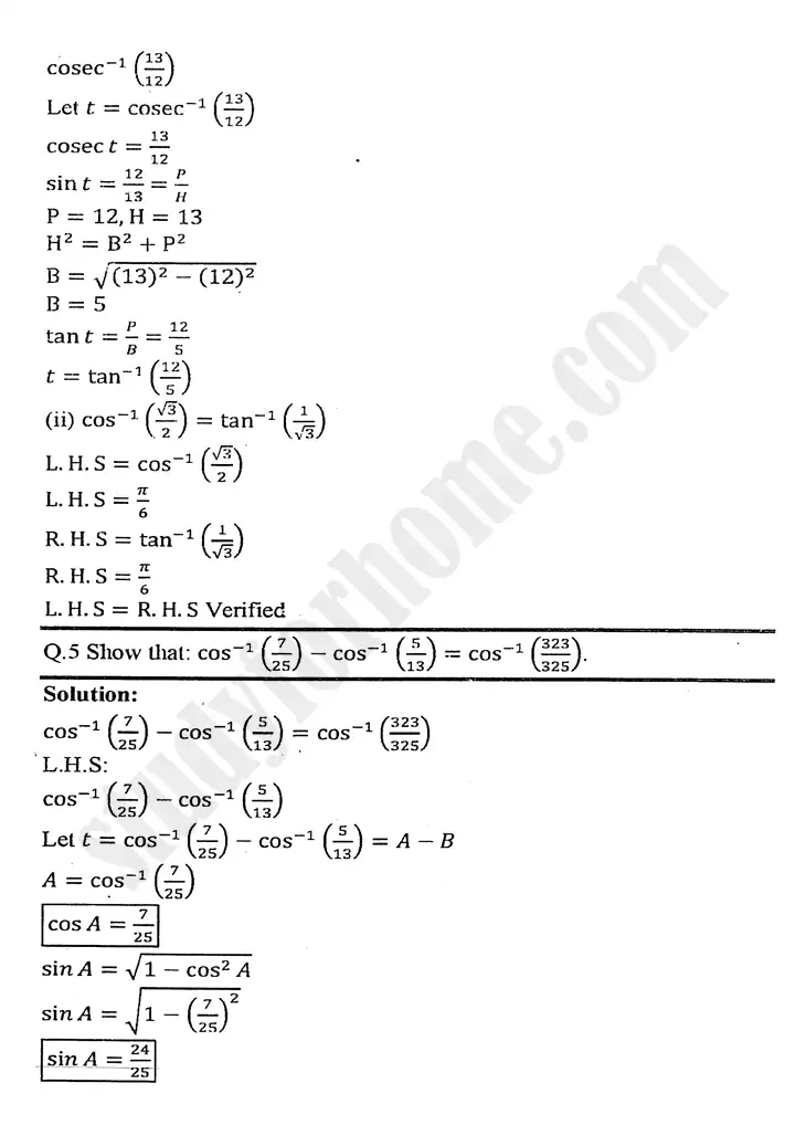 chapter 12 graphs of trigonometric functions review exercise 12 mathematics 11th 05