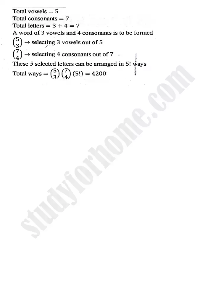 chapter 6 permutation combination and probability exercise 6 3 mathematics 11th 08