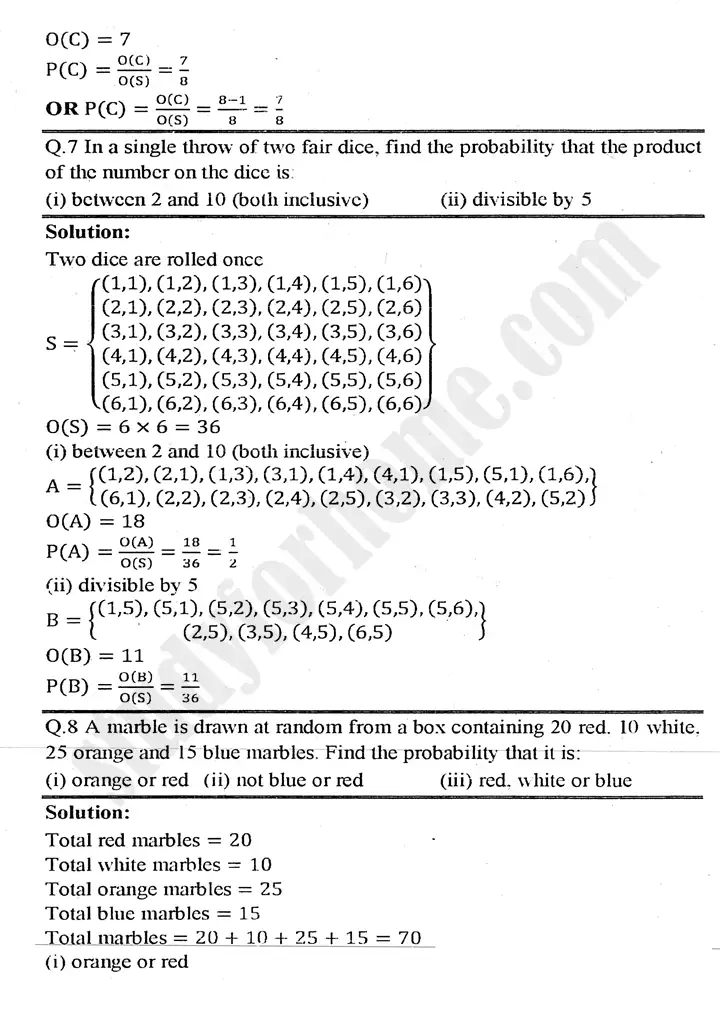 chapter 6 permutation combination and probability exercise 6 4 mathematics 11th 05