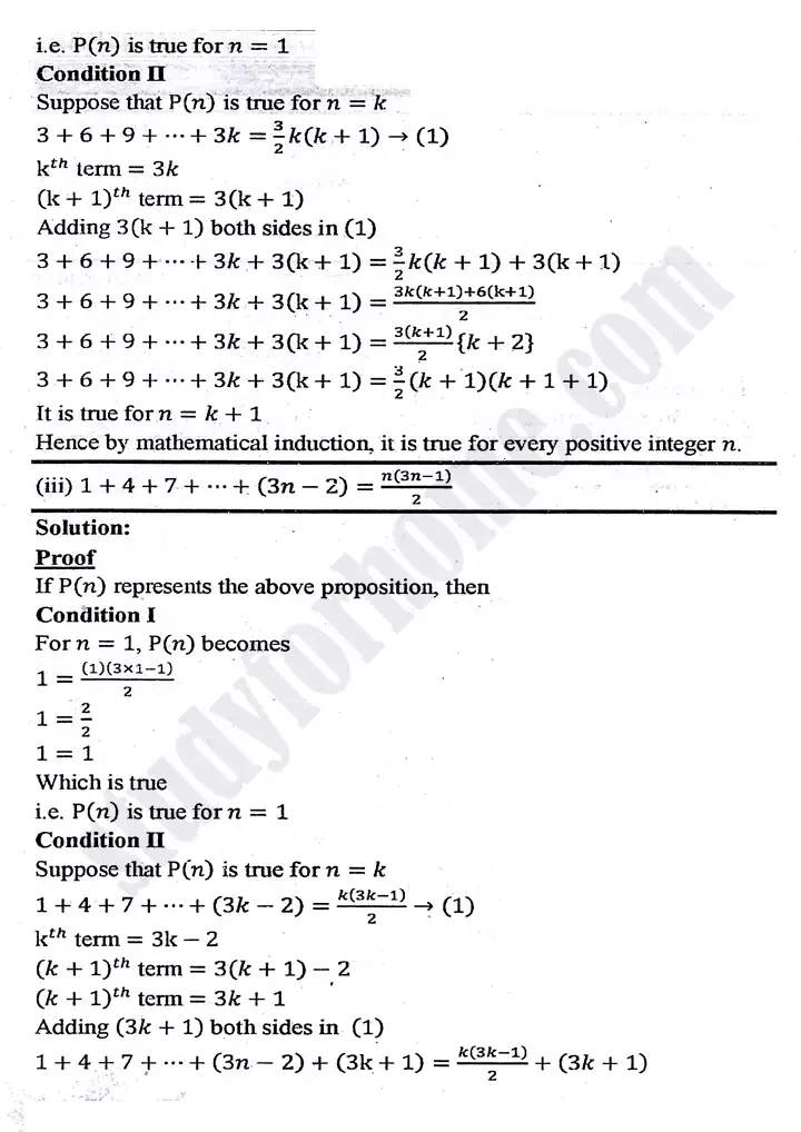 chapter 7 mathematical induction and binomial theorem exercise 7 1 mathematics 11th 02