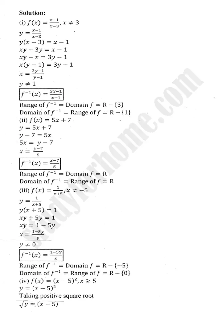 chapter 8 functions and graphs exercise 8 2 mathematics 11th 06