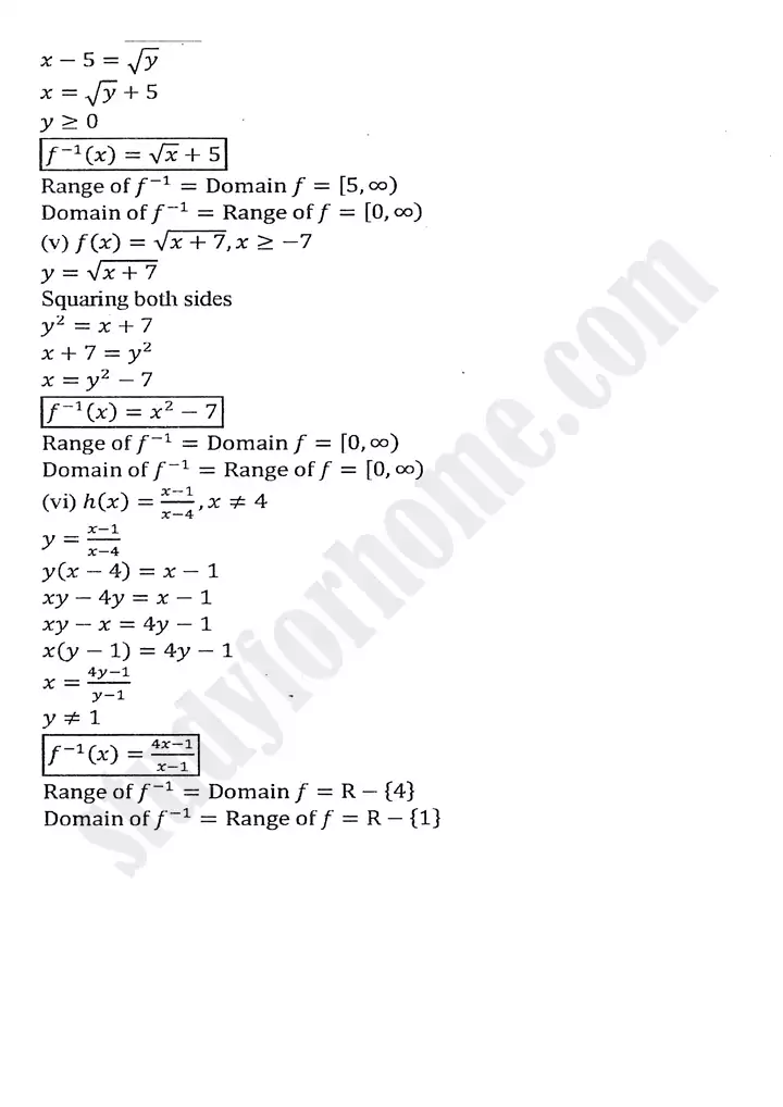 chapter 8 functions and graphs exercise 8 2 mathematics 11th 07