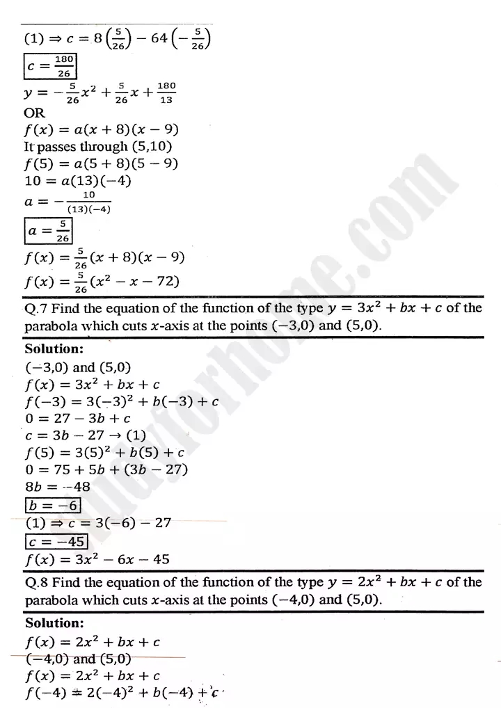 chapter 8 functions and graphs exercise 8 3 mathematics 11th 11