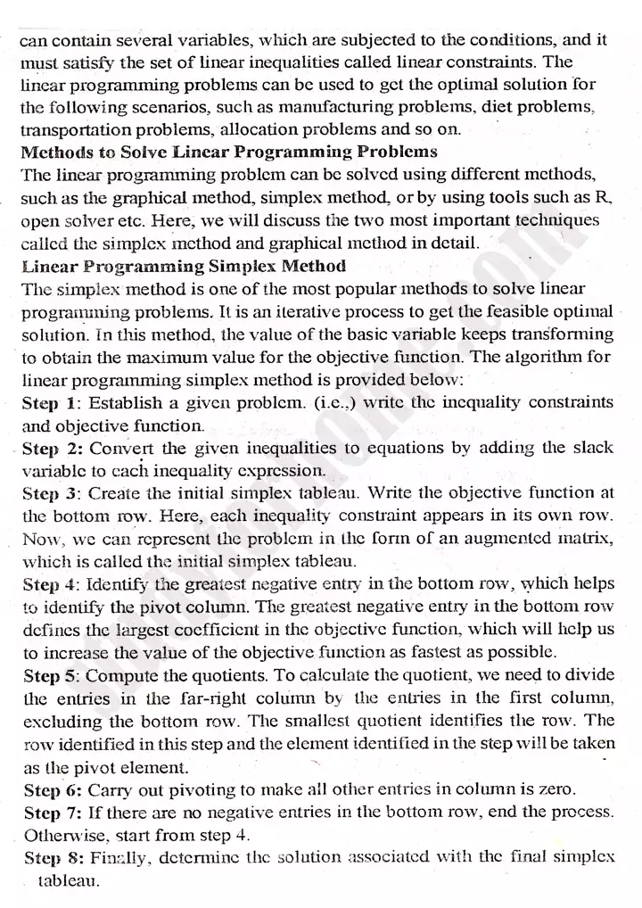 chapter 9 linear programming definitions and formulas mathematics 11th 03