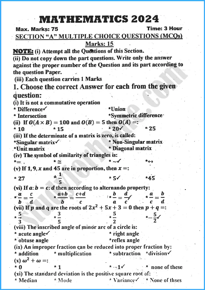 mathematics-past-year-paper-2024-for-class-10th