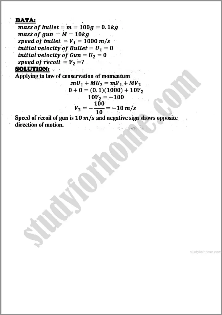 physics solved numericals past year paper 2024 for class 11th 5