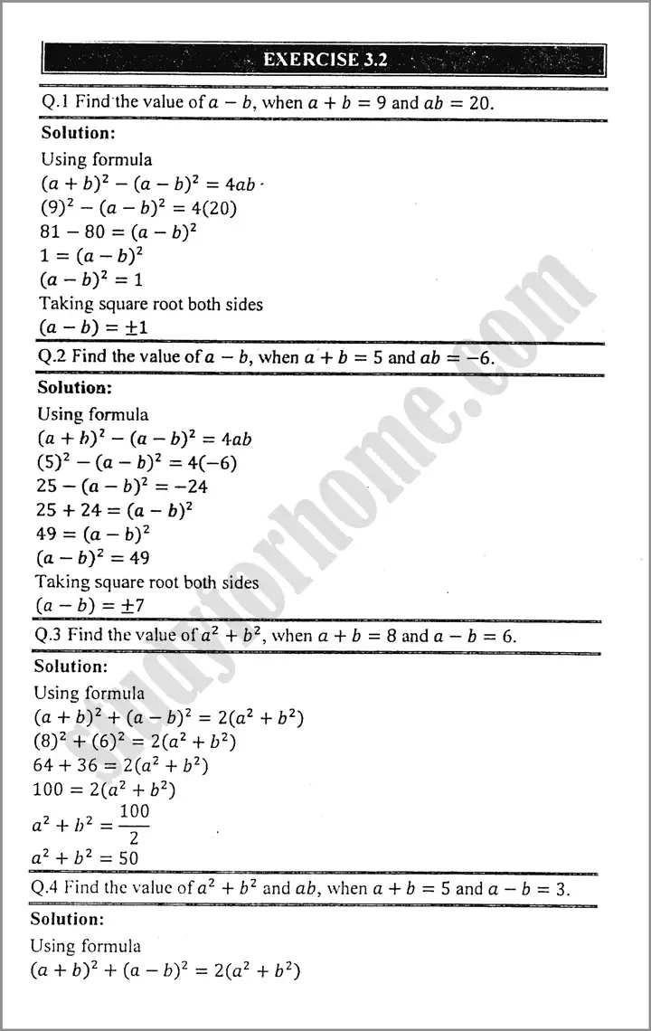 algebraic-expression-and-formulas-exercise-3-2-mathematics-class-9th