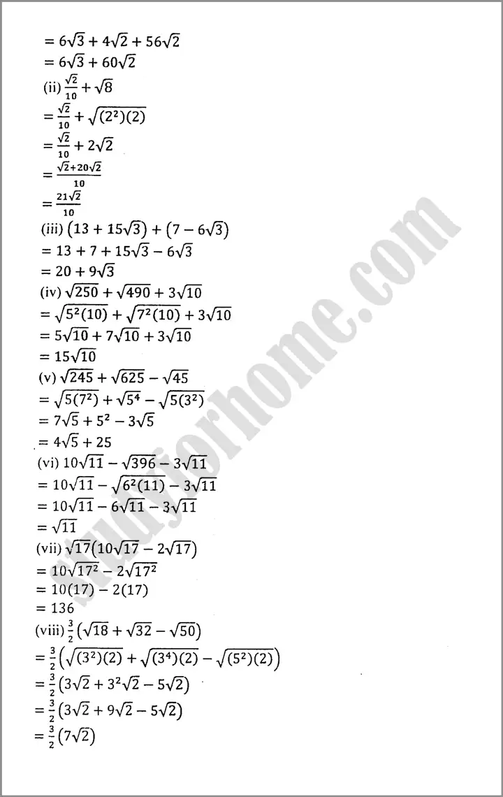 algebraic expression and formulas exercise 3 3 mathematics class 9th 04