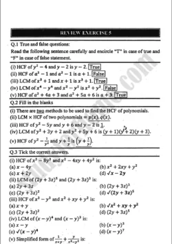 algebraic-manipulation-review-exercise-5-mathematics-class-9th