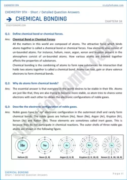 chemical-bonding-short-and-detailed-question-answers-chemistry-class-9th