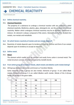 chemical-reactivity-short-and-detailed-question-answers-chemistry-class-9th