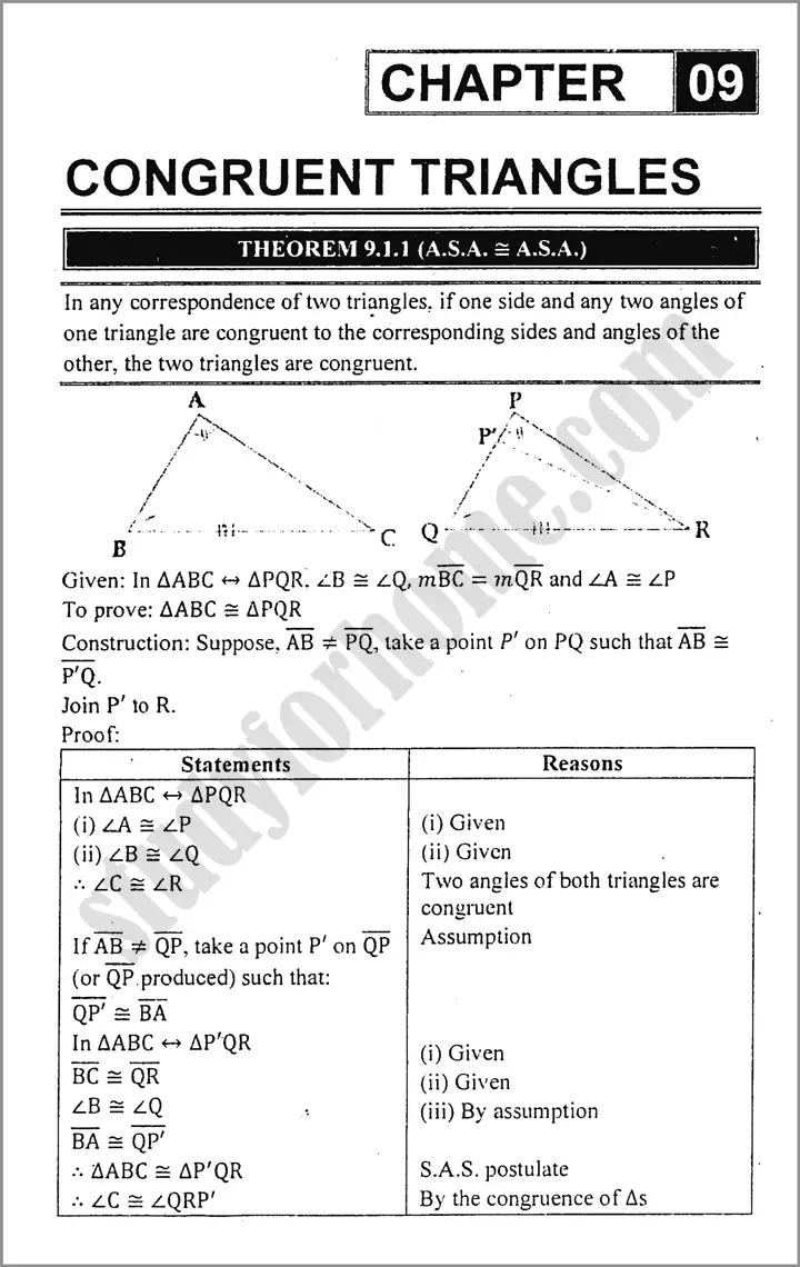 congruent-triangles-exercise-9-1-mathematics-class-9th