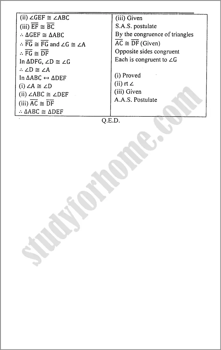 congruent triangles exercise 9 1 mathematics class 9th 05