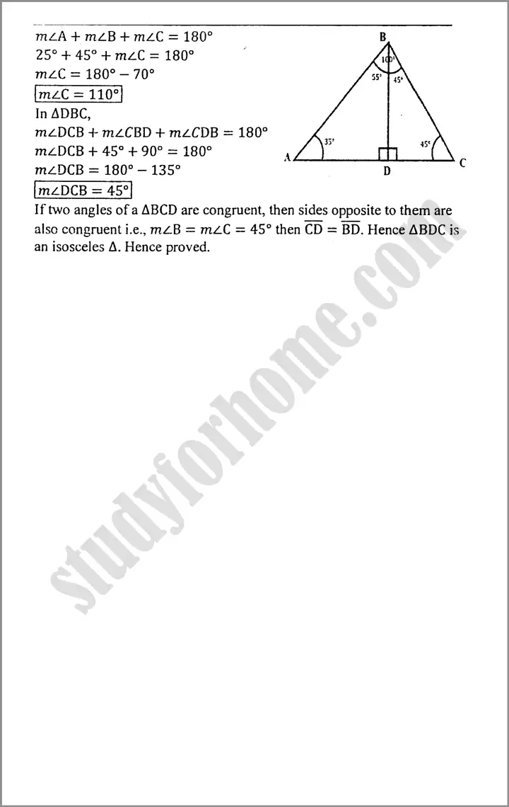 congruent triangles exercise 9 2 mathematics class 9th 02