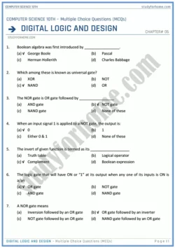 digital-logic-and-design-multiple-choice-questions-computer-science-class-10th