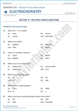 electrochemistry-solution-of-text-book-exercise-chemistry-class-9th