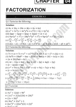 factorization-exercise-4-1-mathematics-class-9th