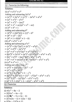 factorization-exercise-4-2-mathematics-class-9th