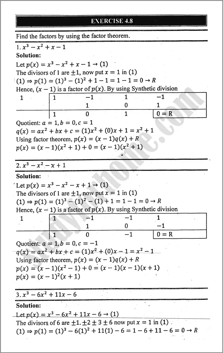 factorization-exercise-4-8-mathematics-class-9th