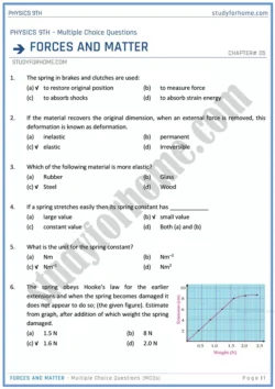 forces-and-matter-multiple-choice-questions-physics-class-9th