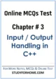 input-output-handling-in-c++-online-mcqs-test-computer-science-class-10th