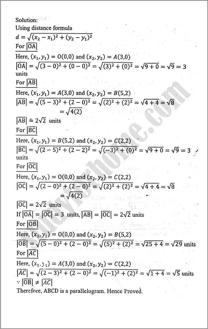 introduction to coordinate geometry exercise 16 2 mathematics class 9th 11