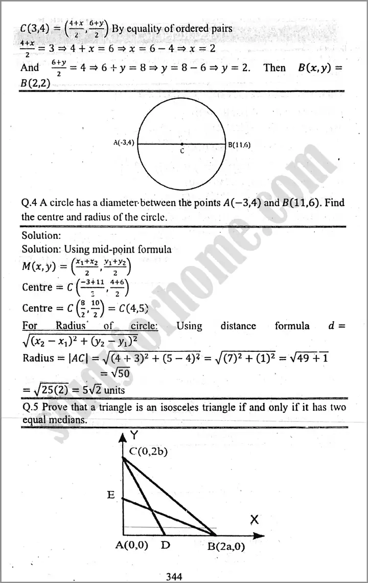 introduction to coordinate geometry exercise 16 3 mathematics class 9th 02