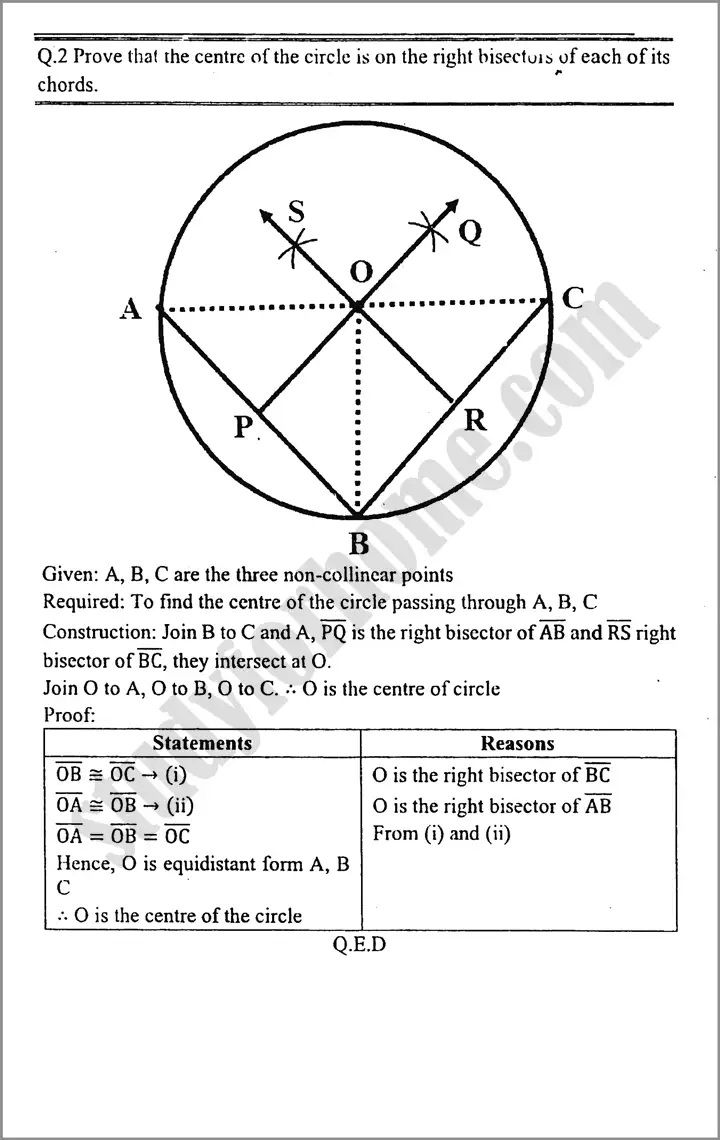 line bisectors and angles bisectors exercise 11 1 mathematics class 9th 08