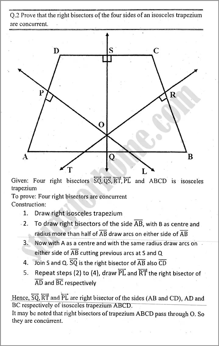 line bisectors and angles bisectors exercise 11 2 mathematics class 9th 02