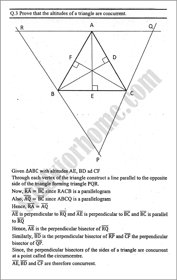 line bisectors and angles bisectors exercise 11 2 mathematics class 9th 03