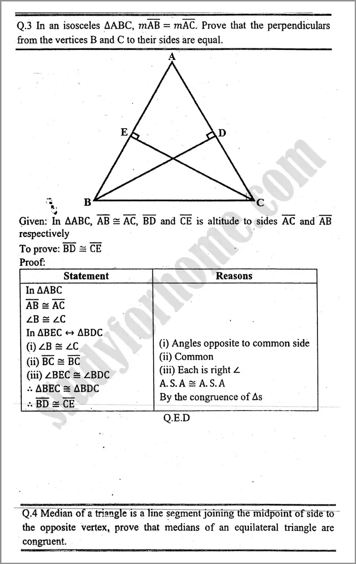 line bisectors and angles bisectors exercise 11 3 mathematics class 9th 03