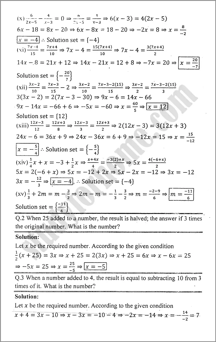 linear equation and inequalities exercise 6 1 mathematics class 9th 02