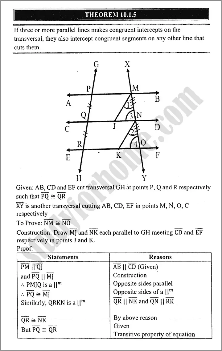 parallelograms and triangles exercise 10 1 mathematics class 9th 06