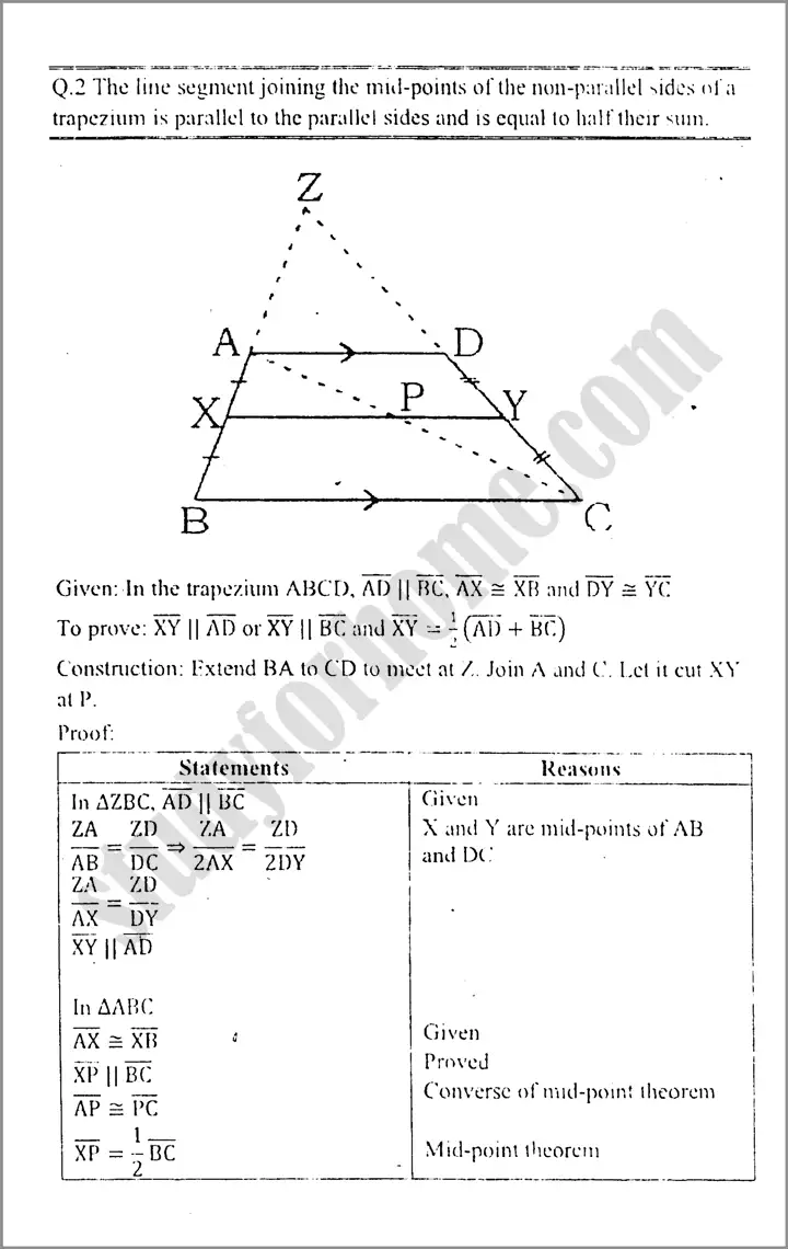 parallelograms and triangles exercise 10 5 mathematics class 9th 02