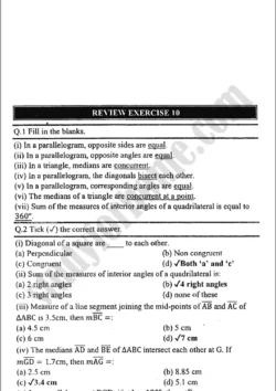 parallelograms-and-triangles-review-exercise-10-mathematics-class-9th