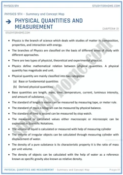 physical-quantities-and-measurement-chapter-summary-and-concept-map-physics-class-9th