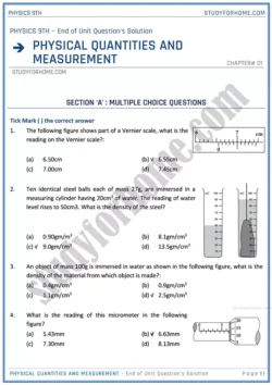 physical-quantities-and-measurement-end-of-unit-questions-solution-physics-class-9th