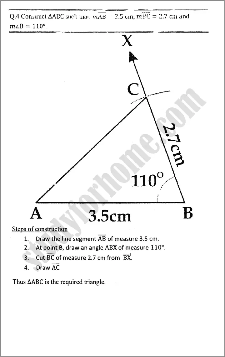 practical geometry  triangles exercise 13 1 mathematics class 9th 04