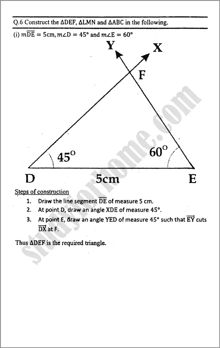 practical geometry  triangles exercise 13 1 mathematics class 9th 06