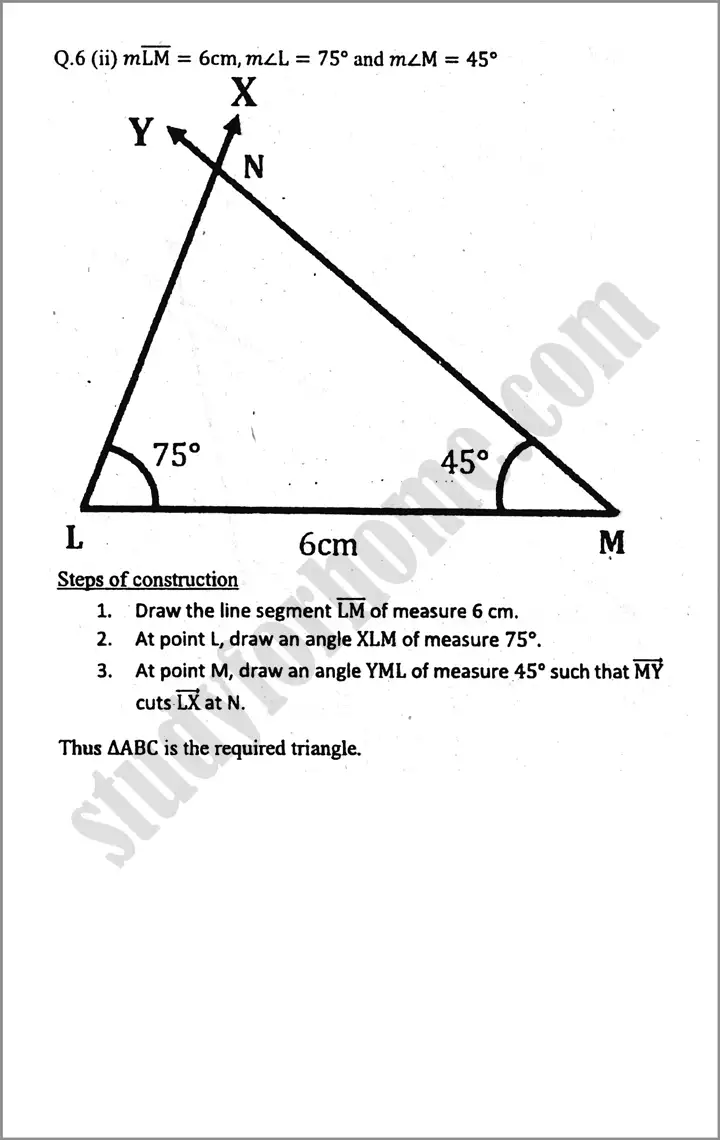 practical geometry  triangles exercise 13 1 mathematics class 9th 07