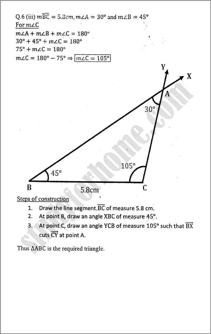 practical geometry  triangles exercise 13 1 mathematics class 9th 08