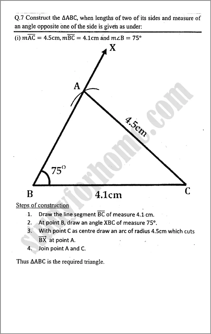 practical geometry  triangles exercise 13 1 mathematics class 9th 09