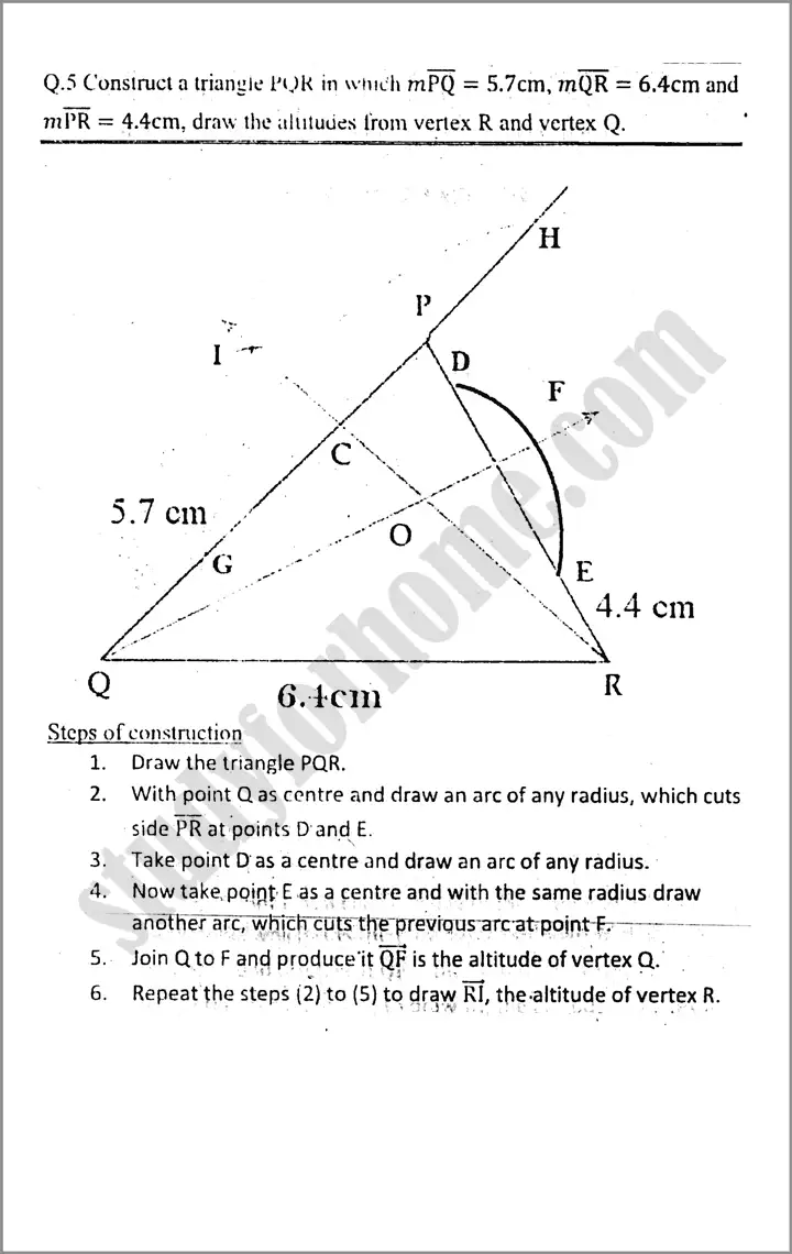 practical geometry  triangles exercise 13 2 mathematics class 9th 05