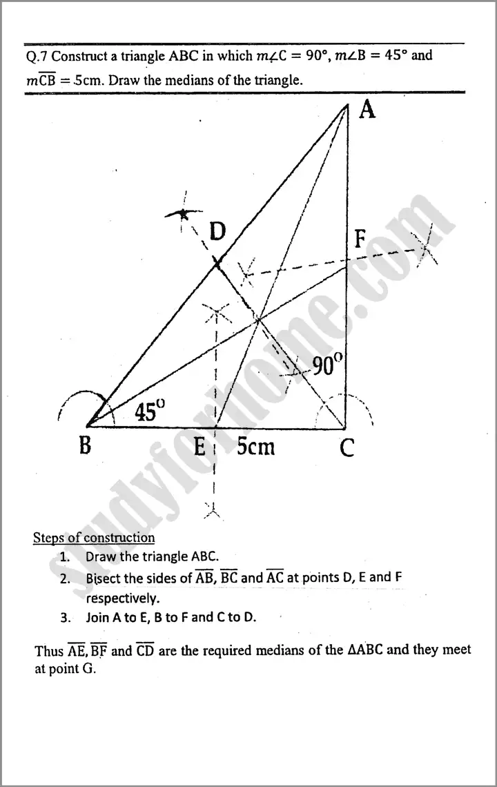 practical geometry  triangles exercise 13 2 mathematics class 9th 07