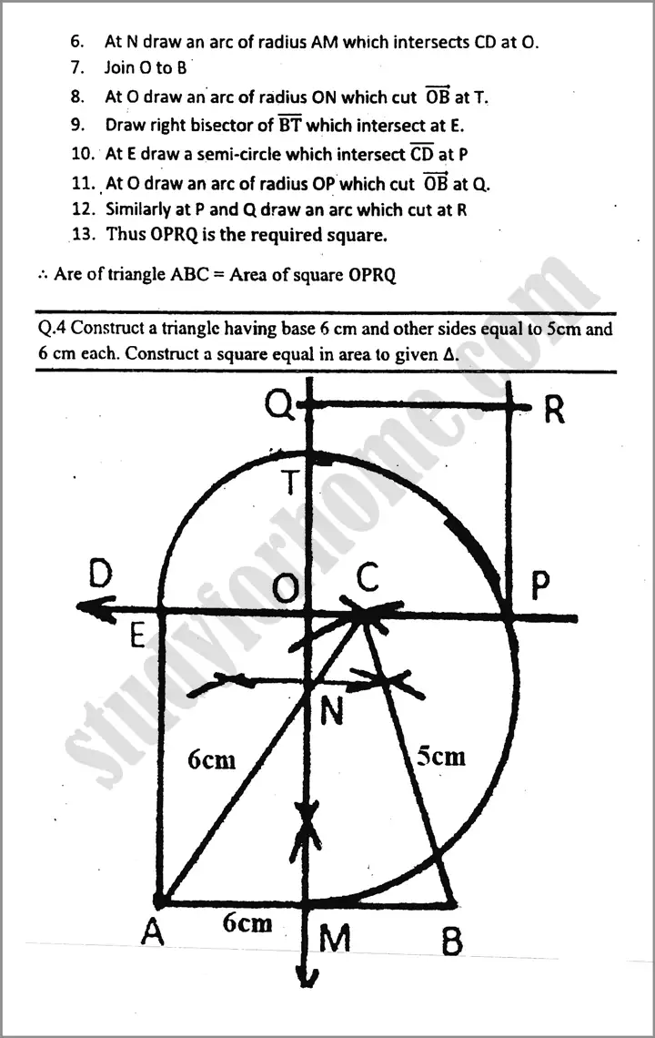 practical geometry  triangles exercise 13 3 mathematics class 9th 04