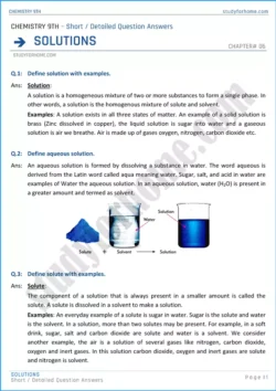 solutions-short-and-detailed-question-answers-chemistry-class-9th