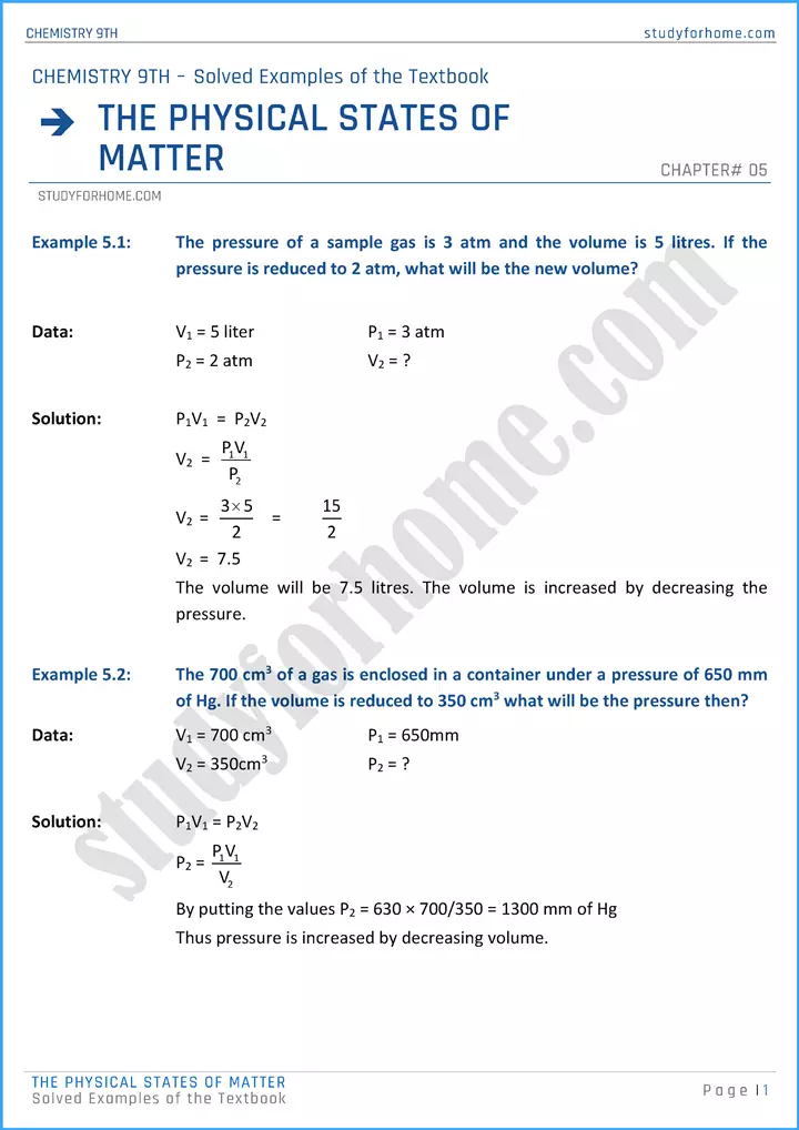 the-physical-states-of-matter-solved-examples-of-the-textbook-chemistry-class-9th