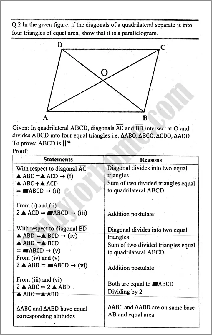 theorems related with area exercise 14 1 mathematics class 9th 06