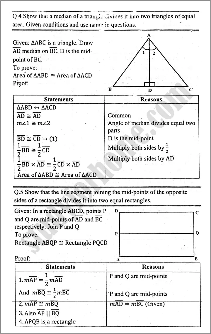 theorems related with area exercise 14 1 mathematics class 9th 08