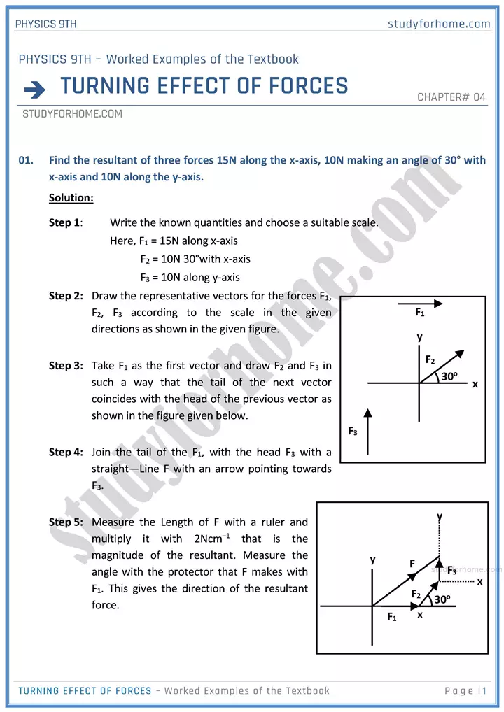 turning-effect-of-forces-worked-examples-of-the-textbook-physics-class-9th